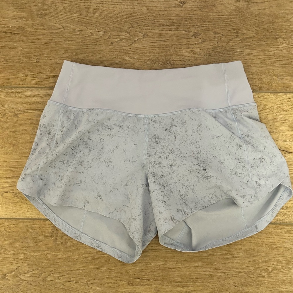 Lululemon Athletica Light Blue Athletic Shorts